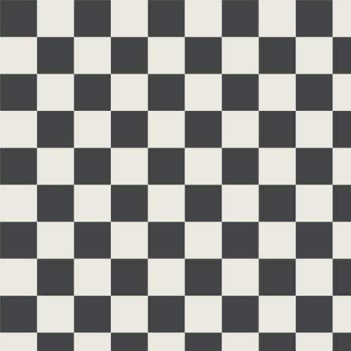 checker 1 black white